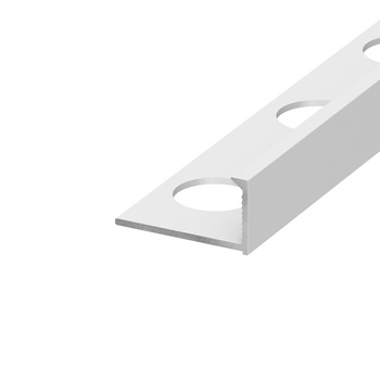 Listwa wykończeniowa aluminiowa "L" Biała 10mm x 2700mm