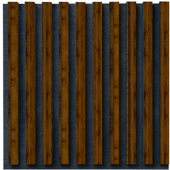 Panel ścienny WALNUT STRIPE MDF/Filc 50cm x 50cm x 1,5cm