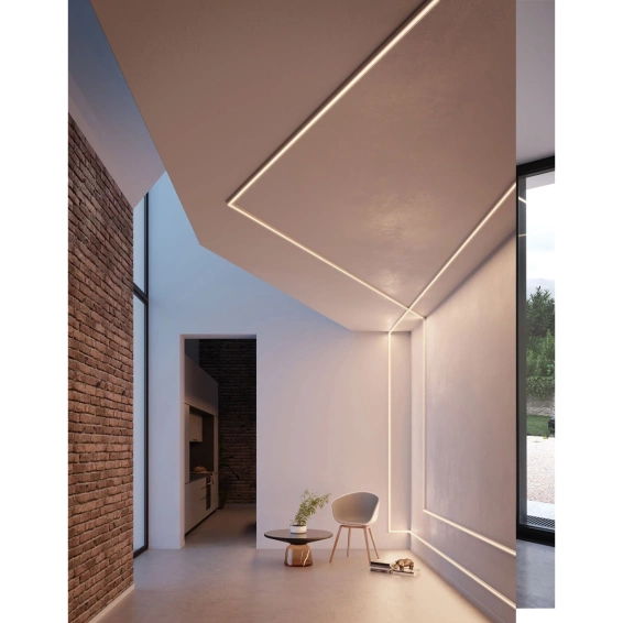 Listwa oświetleniowa LED dekoracyjna sufitowa ścienna 2,7cm x 1,2cm x 200cm