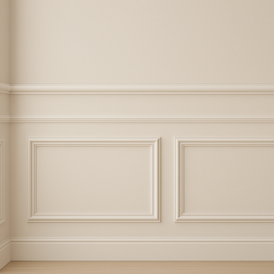 Listwa ścienna dekoracyjna, Ćwierćwałek biały 1,8cm x 200cm