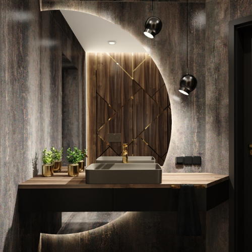 Płaskownik elastyczny samoprzylepny, Złoty połysk 40mm x 5000mm