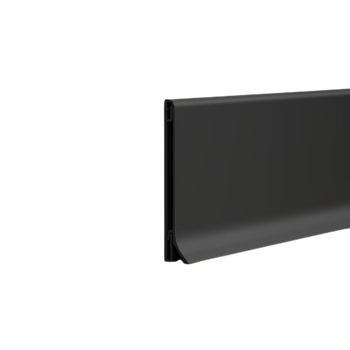 Listwa przypodłogowa aluminiowa, czarna matowa 80mm x 2500mm