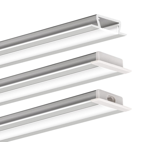 Klosz do profilu aluminiowego LED NANO 6 / 22,2mm x 2700mm