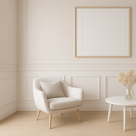 Listwa ścienna dekoracyjna, Ćwierćwałek biały 1,8cm x 200cm