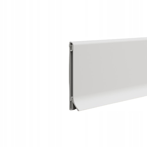 Łącznik do listwy przypodłogowej aluminiowej, biały stone 60mm