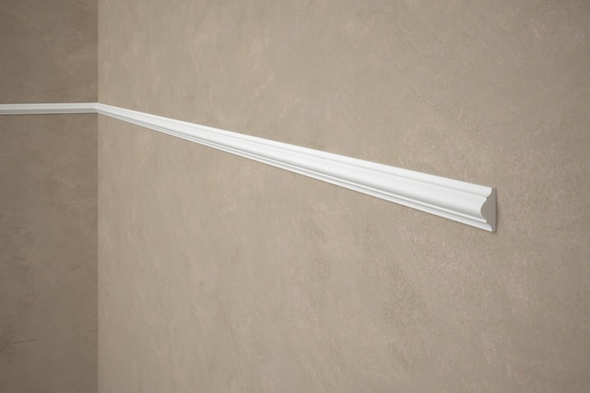 Listwa ścienna ozdobna, Sztukateria 4,0cm x 200cm