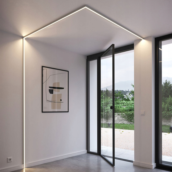 Listwa oświetleniowa LED dekoracyjna sufitowa ścienna 2,7cm x 1,2cm x 200cm