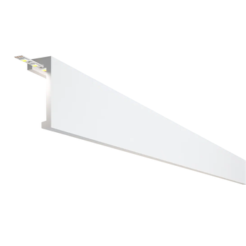 Listwa karniszowa, maskownica karnisza przysufitowa led 10cm  x 4,1cm x 200cm