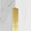 Kątownik wykończeniowy wewnętrzny, złoty połysk 20mm x 20mm x 2700mm