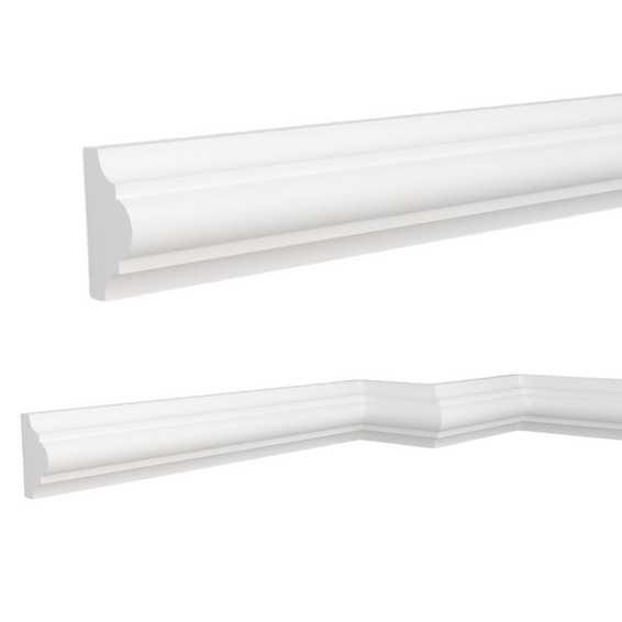 Listwa ścienna dekoracyjna, Sztukateria 2cm x 200cm