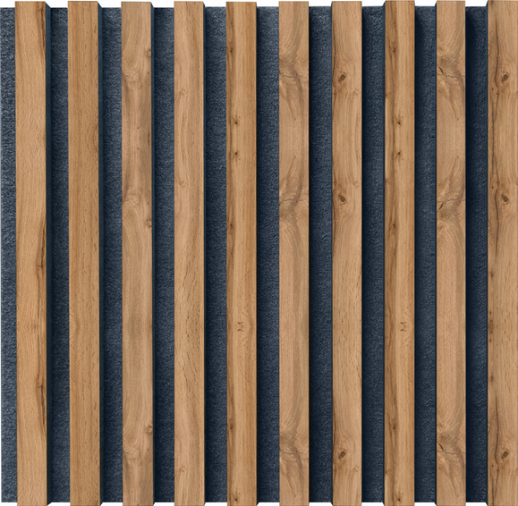 Panel ścienny OAK STRIPE MDF/filc 50cm x 50cm x 1,5 cm