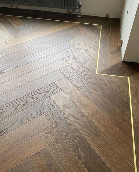 Listwa podłogowa mosiężna "U" polerowana 10mm x 2700mm