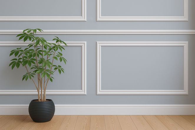 Listwa ścienna dekoracyjna, Ćwierćwałek biały 1,8cm x 200cm