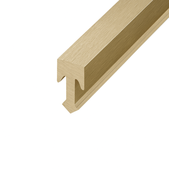 Listwa fugowa mosiężna "T" szczotkowana 5mm x 2700mm