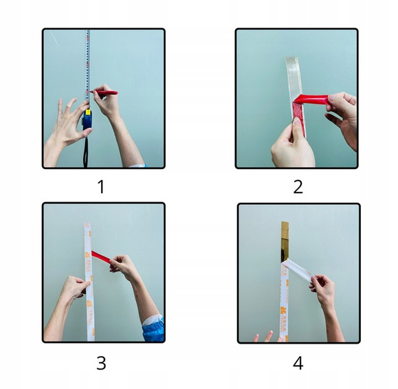 Płaskownik elastyczny samoprzylepny, Złoty szczotkowany 20mm x 6000mm XXL