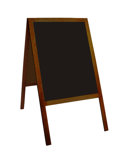 Potykacz kredowy w drewnianej ramie 50cm x 70cm