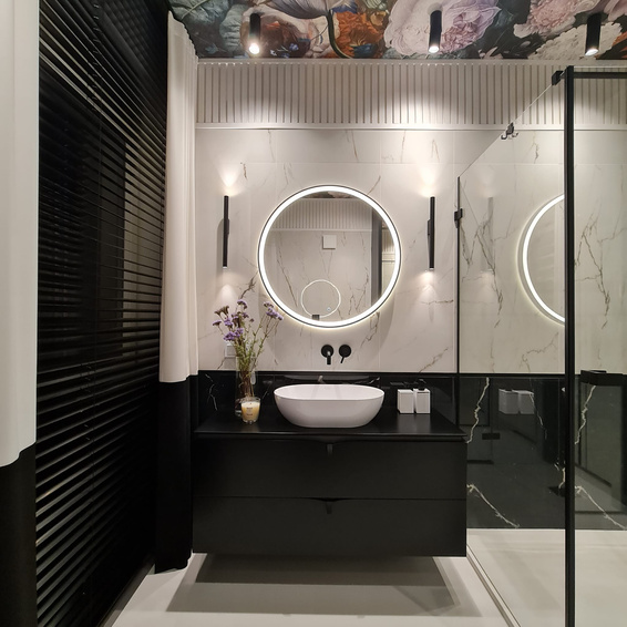 Płaskownik elastyczny samoprzylepny, Czarny połysk 10mm x 5000mm