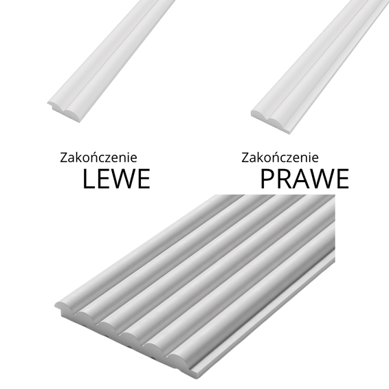 Panel ścienny GIULIA 12cm x 270cm
