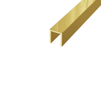 Listwa podłogowa mosiężna "U" polerowana 20mm x 2700mm