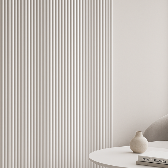 Zakończenie lewe paneli ściennych Lamele dekoracyjne EMMA 3,1cm x 270cm