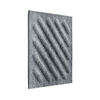 Panel filcowy SQUARE STRIPES 3D szary 30cm x 30cm