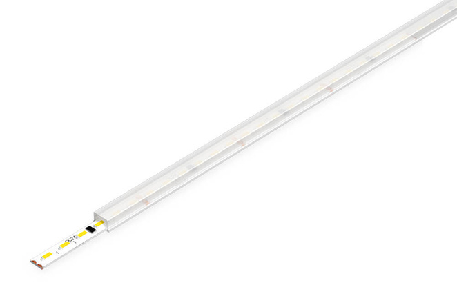 Klosz do profilu aluminiowego LED NANO 5HR wzmocniony / 19,2mm x 2700mm