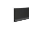 Narożnik zewnętrzny do listwy przypodłogowej aluminiowej, czarny matowy 60mm