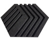 Panel filcowy HEX 3D BLACK 30cm x 26cm x 1,4cm