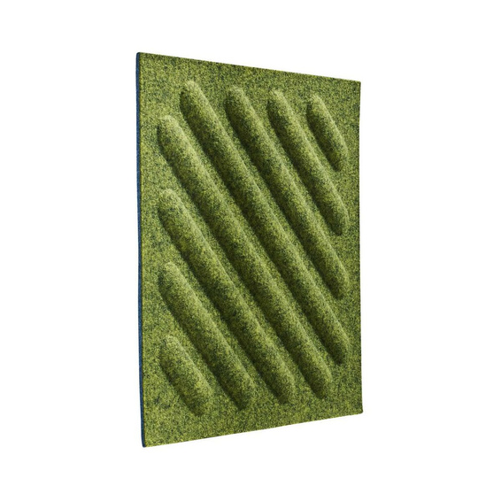 Panel filcowy SQUARE STRIPES 3D oliwkowy 30cm x 30cm