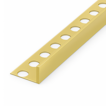 Listwa podłogowa mosiężna "L" natural 12,5mm x 2700mm 