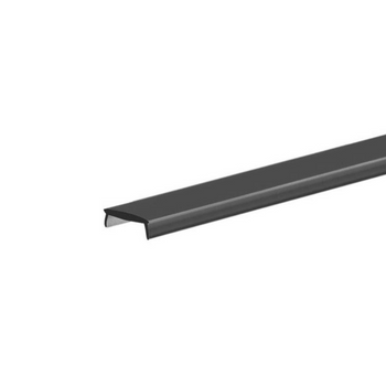 Klosz do profilu aluminiowego czarny LED NANO 6 / 22,2mm x 2700mm