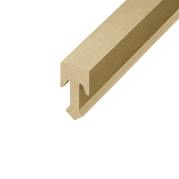 Listwa fugowa mosiężna "T" szczotkowana 5mm x 2700mm