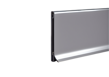 Listwa przypodłogowa aluminiowa, srebrna naturalna 80mm x 2500mm