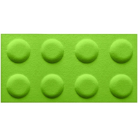 Panel filcowy BRICKS Zielony 30cm x 60cm