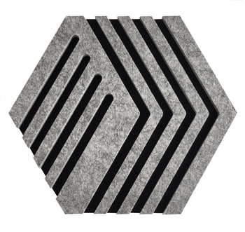 Panel filcowy HEX 3D MARBLE 30cm x 26cm x 1,4cm