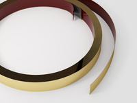 Płaskownik elastyczny samoprzylepny, Złoty połysk 10mm x 5000mm