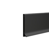 Listwa przypodłogowa aluminiowa, czarna matowa 60mm x 2500mm