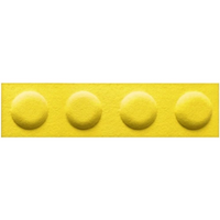 Panel filcowy BRICKS żółty 60cm x 15cm