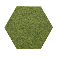 Panel filcowy SIMPLE HEXAGON oliwkowy 30cm x 26cm