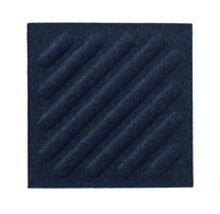Panel filcowy SQUARE STRIPES 3D granatowy 30cm x 30cm