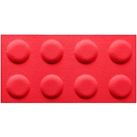 Panel filcowy BRICKS Czerwony 30cm x 60cm