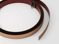 Płaskownik elastyczny samoprzylepny, Miedziany szczotkowany 10mm x 5000mm