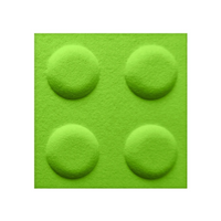 Panel filcowy BRICKS Zielony 30cm x 30cm