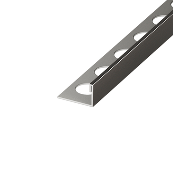 Listwa wykończeniowa stalowa typu "L"  Gun metal 8,5mm x 2700mm